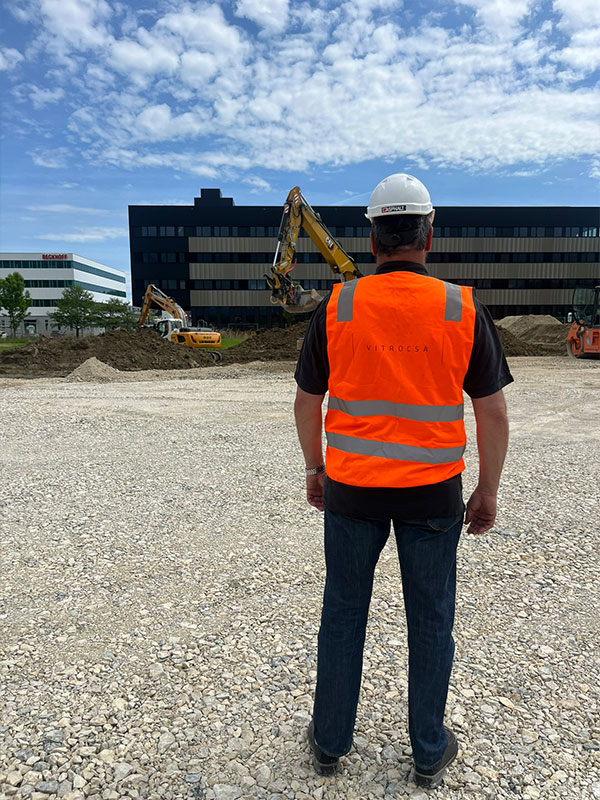 Comienza la construcción de la nueva sede de Vitrocsa