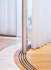 Vitrocsa Curved Window System Piaget VIP Room