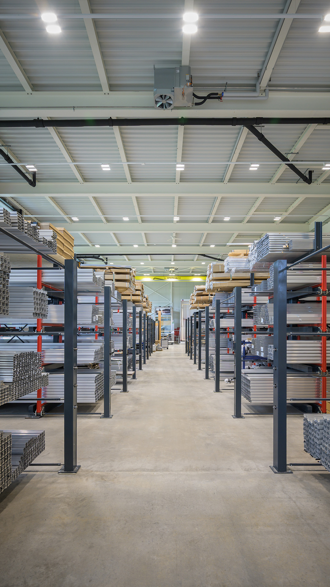 Halle de stockage de Vitrocsa à Yverdon-les-Bains